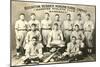 Boonton Rubber Baseball Team-null-Mounted Art Print