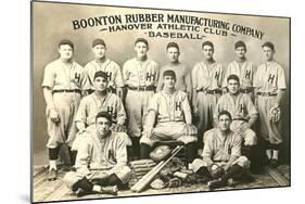 Boonton Rubber Baseball Team-null-Mounted Art Print