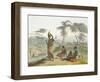 Boosh Wannahs, Plate 8 from 'African Scenery and Animals', Engraved by the Artist, 1804 (Aquatint)-Samuel Daniell-Framed Premium Giclee Print