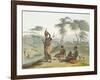 Boosh Wannahs, Plate 8 from 'African Scenery and Animals', Engraved by the Artist, 1804 (Aquatint)-Samuel Daniell-Framed Giclee Print