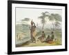 Boosh Wannahs, Plate 8 from 'African Scenery and Animals', Engraved by the Artist, 1804 (Aquatint)-Samuel Daniell-Framed Giclee Print