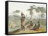 Boosh Wannahs, Plate 8 from 'African Scenery and Animals', Engraved by the Artist, 1804 (Aquatint)-Samuel Daniell-Framed Stretched Canvas