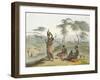 Boosh Wannahs, Plate 8 from 'African Scenery and Animals', Engraved by the Artist, 1804 (Aquatint)-Samuel Daniell-Framed Giclee Print