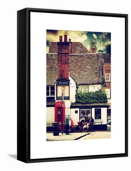 Boot Alley Sign - St Albans - The Boot Inn - London - UK - England - United Kingdom - Europe-Philippe Hugonnard-Framed Stretched Canvas