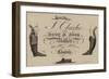 Boot and Shoemaker, J Clarke, Trade Card-null-Framed Giclee Print