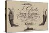 Boot and Shoemaker, J Clarke, Trade Card-null-Stretched Canvas