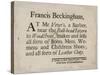 Boot and Shoemakers, Francis Beckingham, Trade Card-null-Stretched Canvas