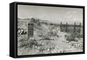 Boot Hill Cemetery, Tombstone, Arizona-null-Framed Stretched Canvas