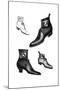 Boot Illustrations, 1908-1909-null-Mounted Giclee Print