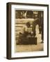 Bootblack in the Bowery, New York, 1910-Lewis Wickes Hine-Framed Photographic Print