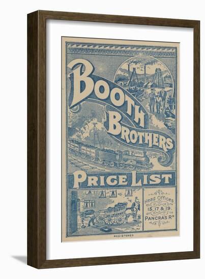 Booth Brothers, Coal Suppliers-null-Framed Giclee Print