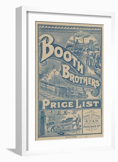 Booth Brothers, Coal Suppliers-null-Framed Giclee Print