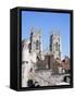 Bootham Bar and York Minster, York, Yorkshire, England, United Kingdom-Roy Rainford-Framed Stretched Canvas