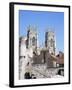 Bootham Bar and York Minster, York, Yorkshire, England, United Kingdom-Roy Rainford-Framed Photographic Print