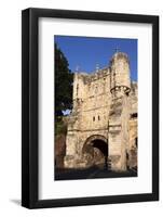 Bootham Bar in York City Wall, City of York, Yorkshire, England, United Kingdom, Europe-Mark Sunderland-Framed Photographic Print