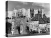 Bootham Bar, the Old West Gate to the City of York, Yorkshire, England-null-Stretched Canvas