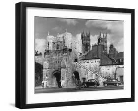 Bootham Bar, the Old West Gate to the City of York, Yorkshire, England-null-Framed Photographic Print