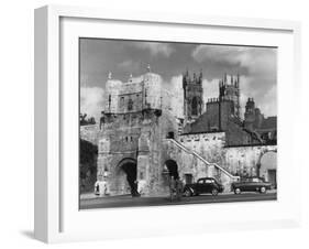 Bootham Bar, the Old West Gate to the City of York, Yorkshire, England-null-Framed Photographic Print