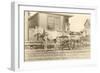 Bootlegger's Horse-Drawn Cart-null-Framed Art Print