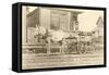 Bootlegger's Horse-Drawn Cart-null-Framed Stretched Canvas