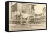 Bootlegger's Horse-Drawn Cart-null-Framed Stretched Canvas