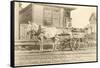 Bootlegger's Horse-Drawn Cart-null-Framed Stretched Canvas