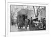 Bootleggers Carted Off to Prison after their Car Was Wrecked in a Police Chase-null-Framed Art Print