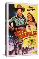 Boots and Saddles-null-Stretched Canvas