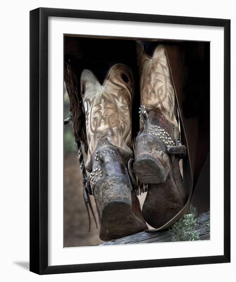 Boots ‘n Spurs V-Barry Hart-Framed Giclee Print