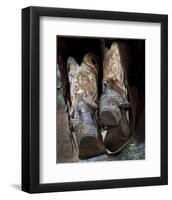 Boots 'n Spurs V-Barry Hart-Framed Art Print