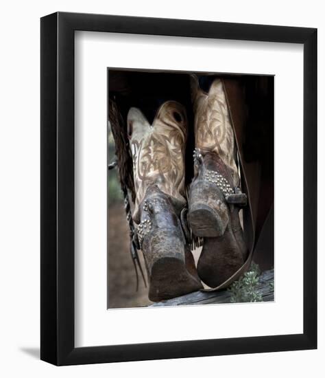 Boots 'n Spurs V-Barry Hart-Framed Art Print