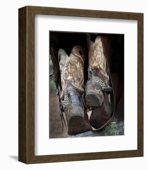 Boots 'n Spurs V-Barry Hart-Framed Art Print