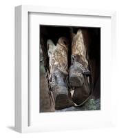Boots 'n Spurs V-Barry Hart-Framed Art Print