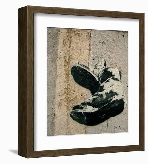 Boots-Banksy-Framed Giclee Print