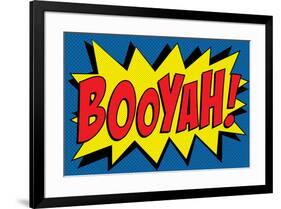 Booyah! Comic Pop-null-Framed Art Print