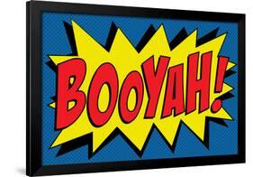 Booyah! Comic Pop-null-Framed Art Print