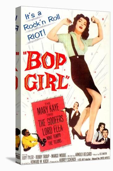 Bop Girl, Judy Tyler, Judy Tyler, Bobby Troup, 1957-null-Stretched Canvas