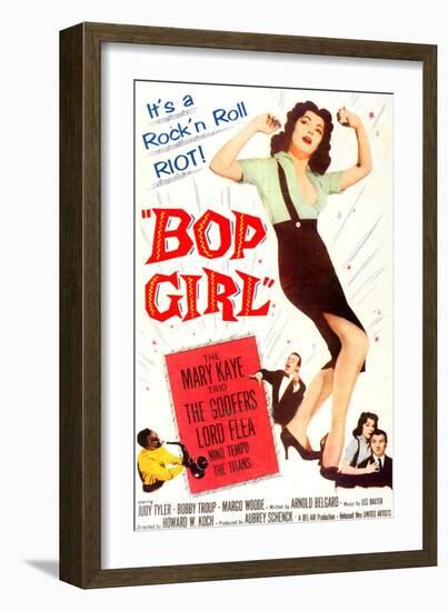 Bop Girl, Judy Tyler, Judy Tyler, Bobby Troup, 1957-null-Framed Photo