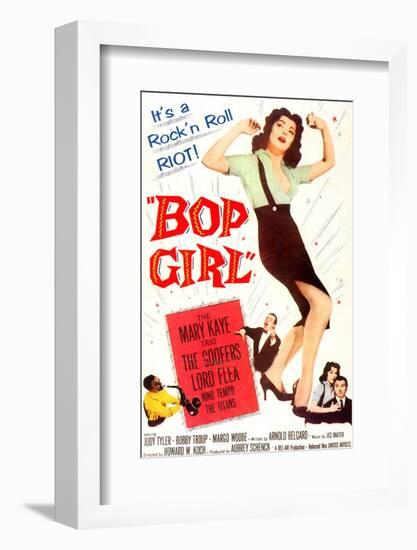 Bop Girl, Judy Tyler, Judy Tyler, Bobby Troup, 1957-null-Framed Photo