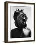 Bopende Tribesman of Western Congo Wearing Mask During Initiation of Boys Into Tribal Society-Eliot Elisofon-Framed Photographic Print