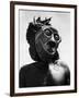 Bopende Tribesman of Western Congo Wearing Mask During Initiation of Boys Into Tribal Society-Eliot Elisofon-Framed Photographic Print