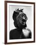 Bopende Tribesman of Western Congo Wearing Mask During Initiation of Boys Into Tribal Society-Eliot Elisofon-Framed Photographic Print