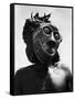 Bopende Tribesman of Western Congo Wearing Mask During Initiation of Boys Into Tribal Society-Eliot Elisofon-Framed Stretched Canvas