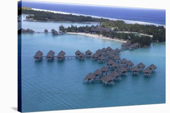 Bora Bora Aerial-GDVCOM-Stretched Canvas