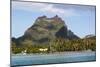 Bora Bora. Extinct Volcano and Peaks of Mount Otemanu and Mount Pahia-Alida Latham-Mounted Photographic Print