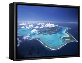 Bora Bora, French Polynesia-Walter Bibikow-Framed Stretched Canvas