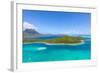 Bora Bora Island from Air-noblige-Framed Photographic Print