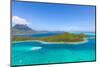 Bora Bora Island from Air-noblige-Mounted Photographic Print