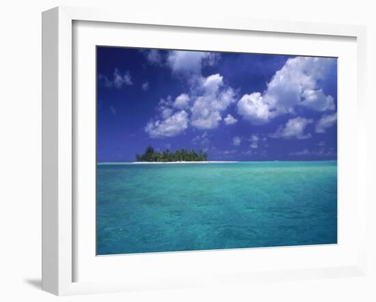 Bora Bora Lagoon, Pacific Islands-Mitch Diamond-Framed Photographic Print