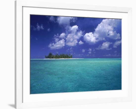 Bora Bora Lagoon, Pacific Islands-Mitch Diamond-Framed Photographic Print